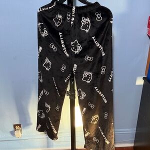 Hello Kitty Black Pajama Pants